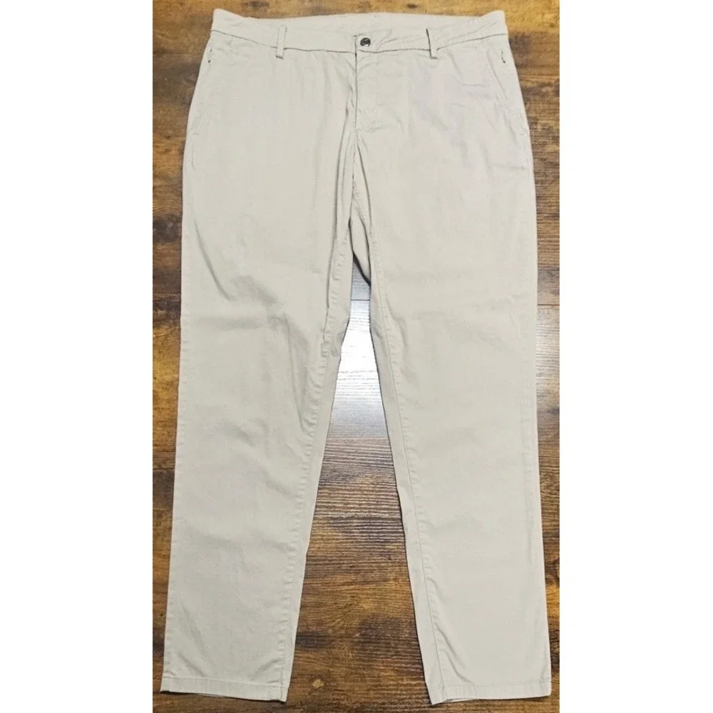 Bird Dogs Boom for Your Boomstick Pants Men's 38x32 Beige Chinos Khaki Tan Golf